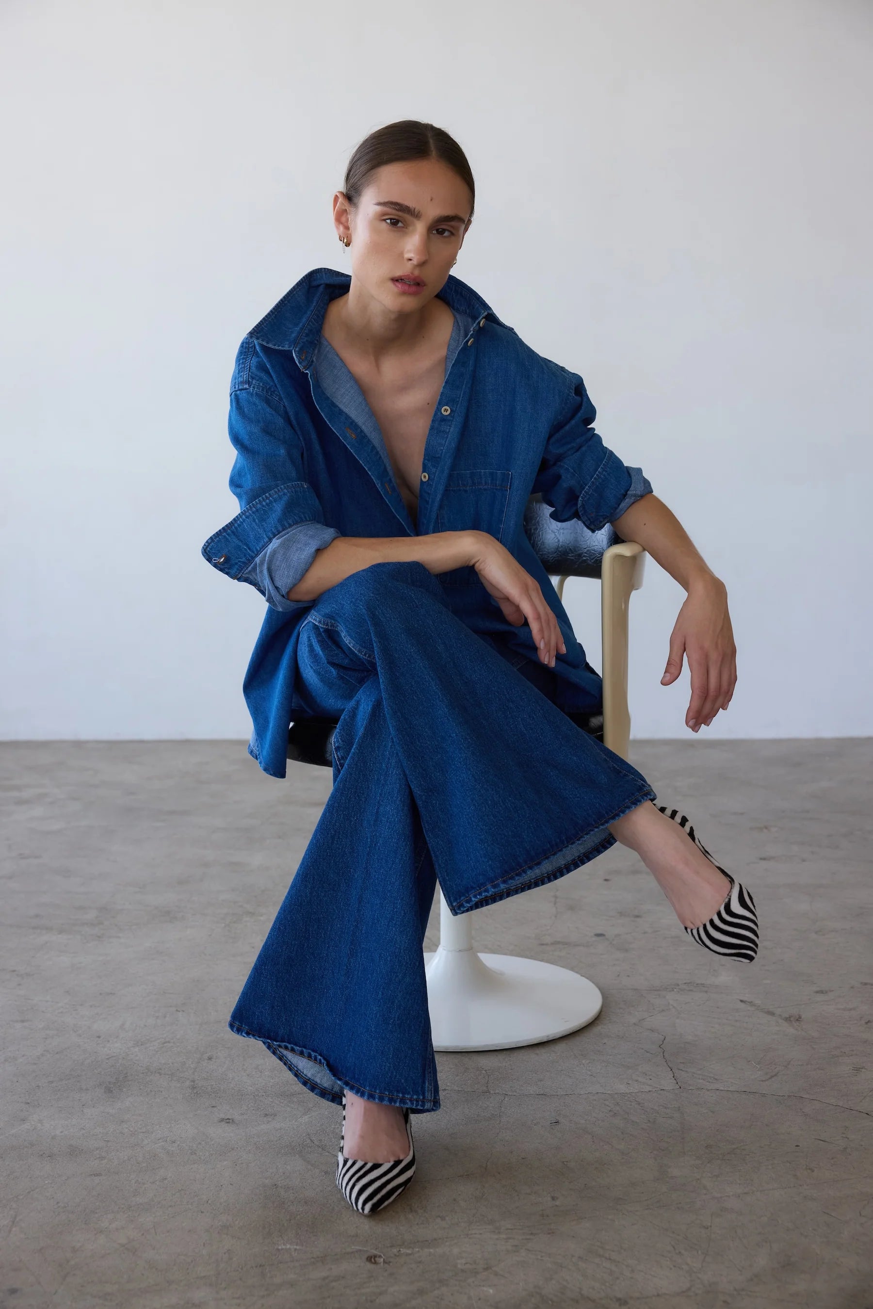 The Essential Shirt in Farrah Indigo