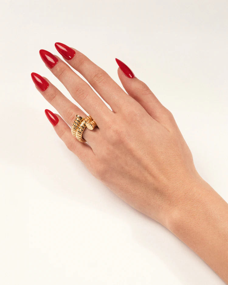 GAIA TRIPLE TWIST RING